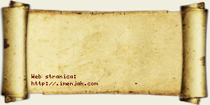 Milena Abramović vizit kartica